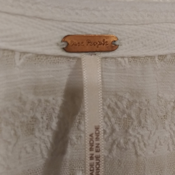 Free People Boho shirt long sleeved size small - Picture 3 of 6